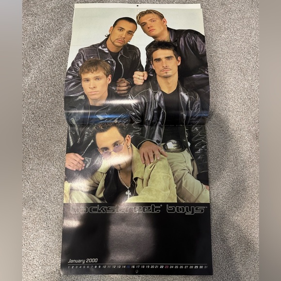 VINTAGE Backstreet Boys Millennium 2000 Calendar - Picture 5 of 13